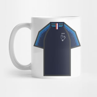 France World Cup Retro Games Console Pixel Jerseys 2018 Mug